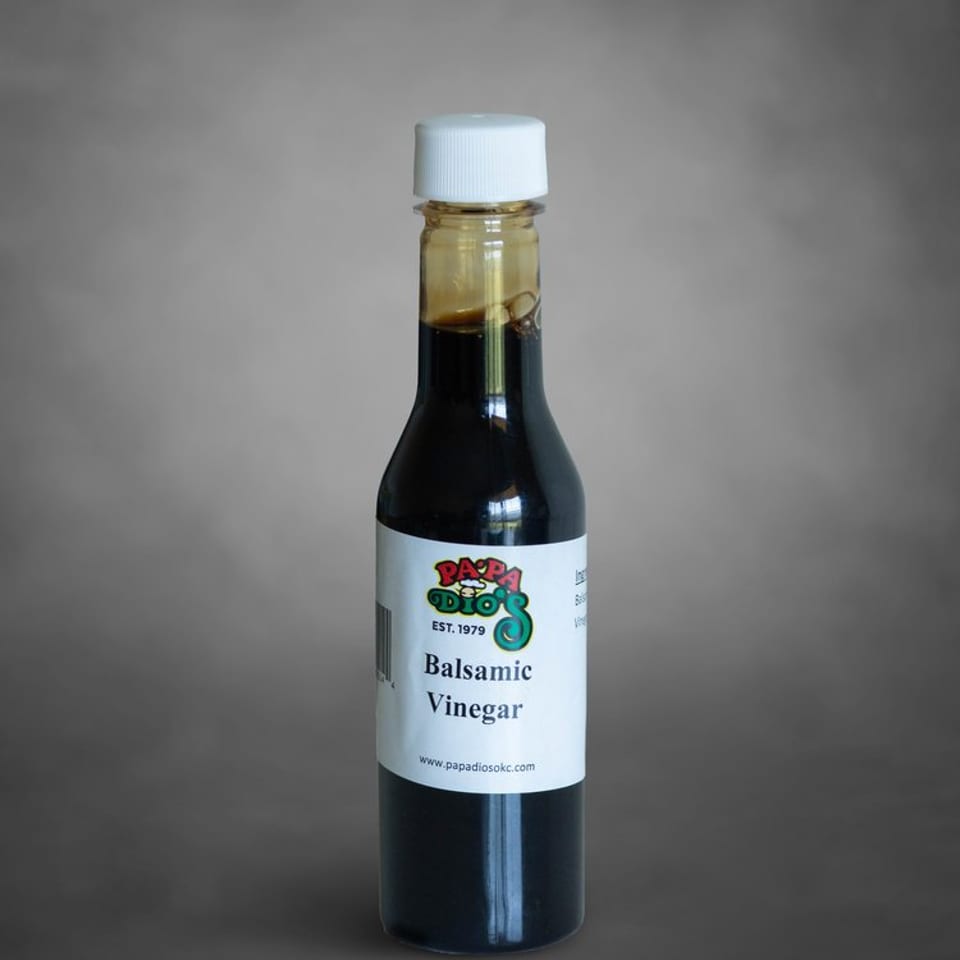 Papa Dio’s balsamic vinegar.