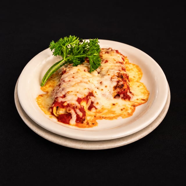 Baked Manicotti.