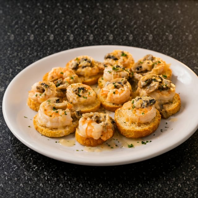 Shrimp Pompeii Appetizer.