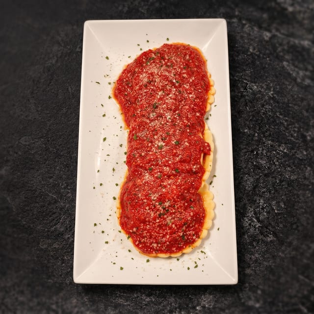 3 Large Cheese Ravioli.