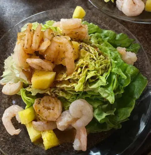 vegetable with shrimp
